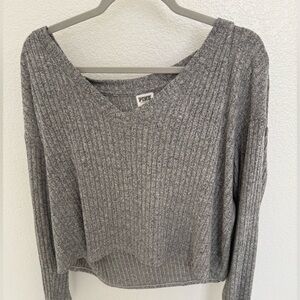 PINK by Victoria’s Secret Ribbed Knit Long Sleeve Top – Size M